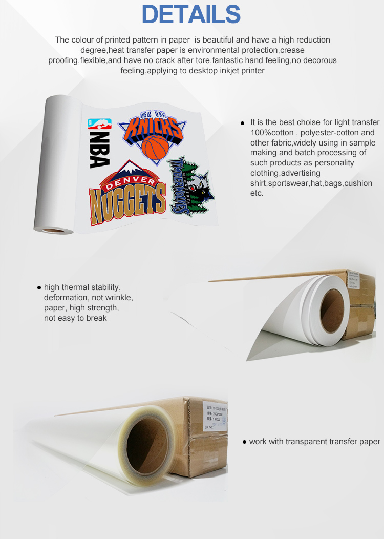 Dark & Light Eco solvent transfer paper